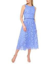 Cece - Lace Crew Neck Top Midi Skirt - Lyst
