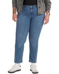 Levi's - Trendy Plus Size Classic Straight Leg Jeans - Lyst