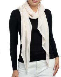 Vince Camuto - Solid Knit Bias Scarf - Lyst