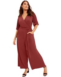June + Vie - June + Vie June + Vie Wide-leg Jumpsuit - Lyst
