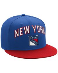 Starter - Blue/red New York Rangers Arch Logo Two-tone Snapback Hat - Lyst