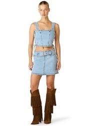Steve Madden - Babe Square Neck Top - Lyst