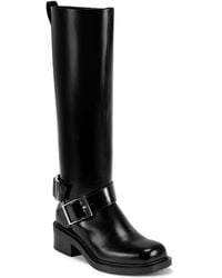 DKNY - Ithara Heeled Knee High Boot With Belt Detail Fashion - Lyst