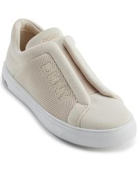 DKNY - Abelina Knit Slip On Sneakers - Lyst