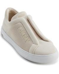 DKNY - Abelina Knit Slip On Sneakers - Lyst