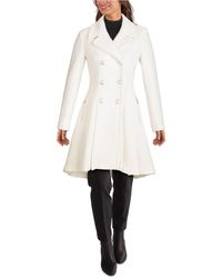 guess white wool coat