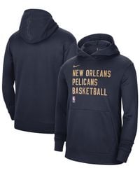 Nike - And New Orleans Pelicans 2023/24 Performance Spotlight On-court Practice Pullover Hoodie - Lyst