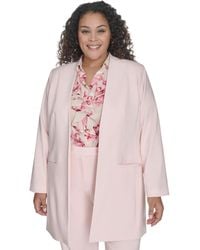 Calvin Klein - Plus Size Open-front Topper Jacket - Lyst