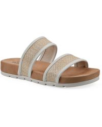 White Mountain - Tropical Slide Slip-on Sandals - Lyst