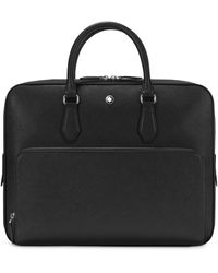 Montblanc - Sartorial Medium Leather Briefcase Document Case - Lyst