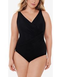 Miraclesuit - Plus Must Haves Oceanus Tummy Control One Piece Swimsuit - Lyst