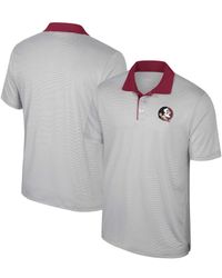 Colosseum Athletics - Florida State Seminoles Tuck Striped Polo Shirt - Lyst