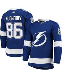 adidas - Nikita Kucherov Tampa Bay Lightning Home Authentic Pro Player Jersey - Lyst