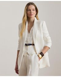 Ralph Lauren - Single Button Notch Lapel Twill Blazer - Lyst