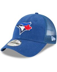 KTZ - Toronto Blue Jays Trucker 9forty Adjustable Snapback Hat - Lyst