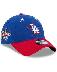 KTZ - Blue/red Los Angeles Dodgers 2025 Mlb All-star Game Workout 9twenty Adjustable Hat - Lyst