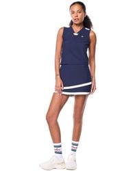 Sergio Tacchini - Garbo Mini High-waisted Tennis Skort - Lyst
