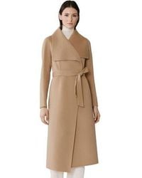 SOIA & KYO - Britta-u Double Face Wool Wrap Coat - Lyst