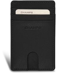 CHAMPS - Onyx Collection Leather Access Card Case - Lyst