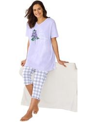 Only Neccessities - Only Necessities Capri Pajamas - Lyst