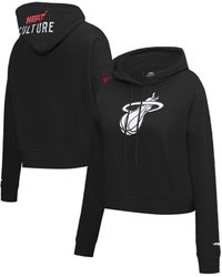 Pro Standard - Miami Heat 2023/24 City Edition Cropped Pullover Hoodie - Lyst