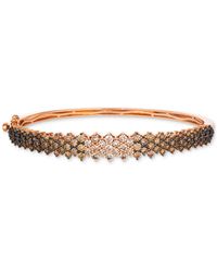 Le Vian - Ombre Chocolate Ombre Diamond Cluster Bangle Bracelet (3-1/2 Ct. T.w. - Lyst