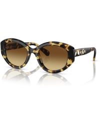 Swarovski - Geometric Crystals Gradient Sunglasses - Lyst