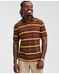 Club Room - Fred Striped Polo Shirt - Lyst