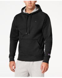 champion men's graphic powerblend fleece hood