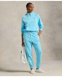 Polo Ralph Lauren - Shrunken Fit Lightweight Fleece Hoodie Sweatshirt Drawstring Sweatpants - Lyst