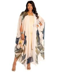 Buxom Couture - Plus Size Floral Robe - Lyst