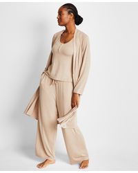 State Of Day - Pointelle Long Open-front Wrap - Lyst