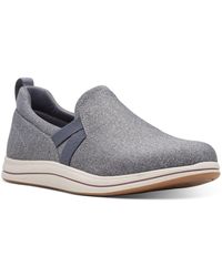 clarks cloudsteppers slip on sneakers