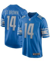 Nike - Amon-ra St. Brown Detroit Lions Game Player Jersey - Lyst