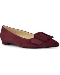Nine West - Jesike Buckle Slip-on Flats - Lyst