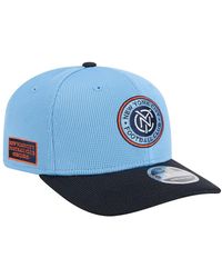 KTZ - Sky Blue/navy New York City Fc 2025 Jersey Hook 9seventy Stretch-snap Hat - Lyst