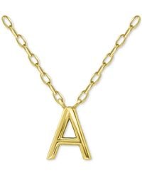 Giani Bernini - Initial A Pendant Necklace - Lyst