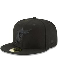 KTZ - Florida Marlins Throwback Primary Logo Basic 59fifty Fitted Hat - Lyst