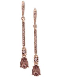 Givenchy - Crystal Linear Drop Earrings - Lyst