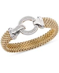 Macy's - Diamond Circle Mesh Bangle Bracelet (5/8 Ct. T.w.) - Lyst