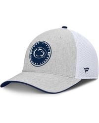 Fanatics - Heather Gray/white Penn State Nittany Lions trigger Flex Hat - Lyst