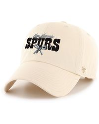 '47 - San Antonio Spurs Bow Stack Clean Up Adjustable Hat - Lyst