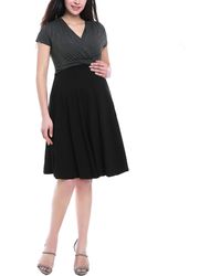 Kimi + Kai - Kimi + Kai Maternity V-neck Faux Wrap Nursing Dress - Lyst