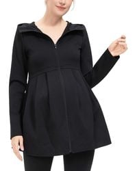 Kimi + Kai - Kimi + Kai Maternity Sophia Fit & Flare Hooded Jacket - Lyst