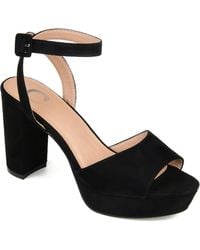 Journee Collection - Nairri Platform Block Heel Dress Sandals - Lyst