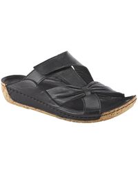 Spring Step - Style Gretta Leather Slide Sandal - Lyst
