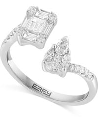 Effy - Effy Diamond Multi-cut Cluster Cuff Ring (3/4 Ct. T.w. - Lyst