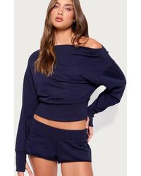 Edikted - Hennie Off Shoulder Sweatshirt - Lyst