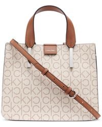 Calvin Klein - Audrey Signature Small Crossbody Bag - Lyst