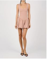 WeWoreWhat - Deep V Waist Bubble Dress - Lyst